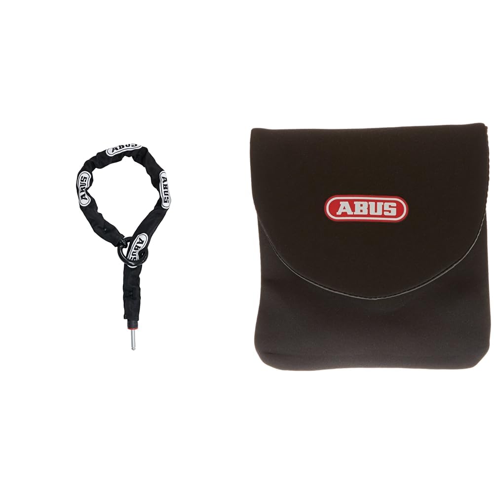 ABUS Rahmenschloss-Einsteckkette – Adaptor Chain 2.0 6KS & Fahrradschloss-Tasche ST 5850/5650/4960