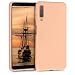 Produktbild kwmobile Hülle kompatibel mit Samsung Galaxy A7 (2018) - Hülle Silikon - Soft Handyhülle - Handy Case in Pfirsich