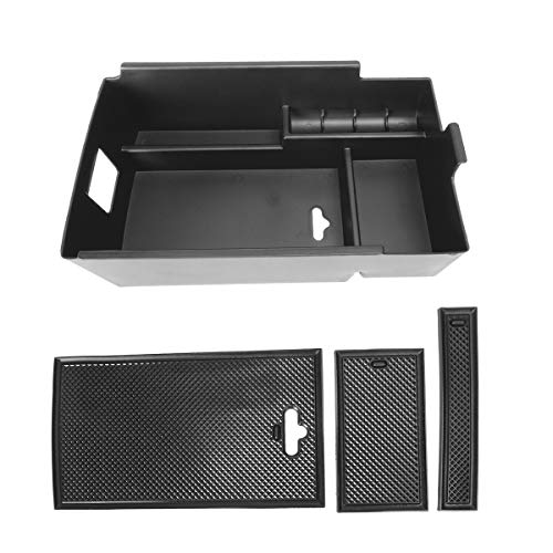 Boîte de rangement de console Equinox finition noire haut de gamme ajustée - 2