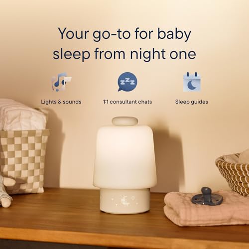 Image of Hatch Baby Sound Machine, Night Light (Putty) | Sleep Support | Registry Essential, Routine Builder, Time-to-Rise Alarm Clock, White Noise, Nursery Stories, Toddler Kids (Wi-Fi)