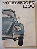  Volkswagen Käfer 1300 Limousine und Cabrio (40 PS) - Betriebsanleitung mit Schmierplan – Original