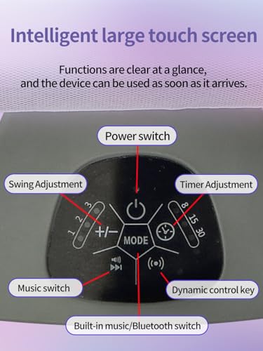 Image of Softies Alloy Steel Automatic Cradle for Baby Rocker|Swing for New Born Baby|Baby Cradle and Swing|Baby Sleeping Swing|Electric Jhula for Baby 0 to 2 Years|Automatic Swing Cradle for Baby, Grey