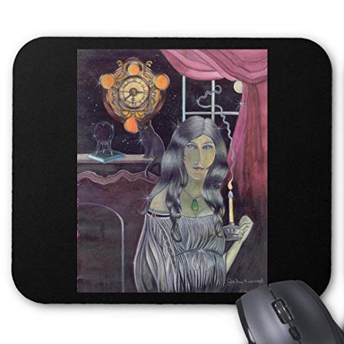 Preisvergleich Produktbild Mauspad mit seidenweicher Textiloberflche - Mouse Pad Paradise (antistatische Wirkung - perfekte Gleiteigenschaft PC / Computer Mousepad)-a witchy night