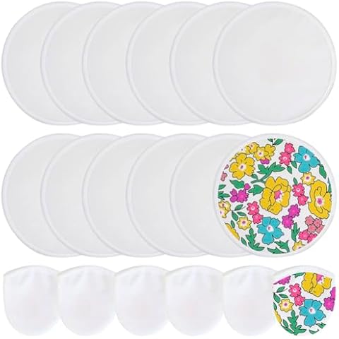BAOZOON 12 Pcs White Foldable Flying Disc Fans with Bag Sublimation Folding Fans Double Sided Blank DIY Handheld Fabric Fan for Fun Party Favors Summer Outdoor Activity(White Edge) Cover