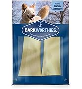 Barkworthies Peanut Butter Stuffed Beef Shin Bone | 2 Pack | Tough and Durable Dog Bone – Delicio...