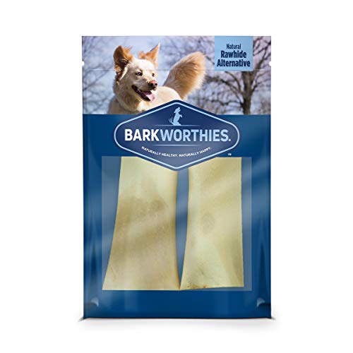 Barkworthies Peanut Butter Stuffed Beef Shin Bone | 2 Pack | Tough and Durable Dog Bone  Delicious Center Filling  Helps Promote Dental Health