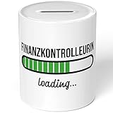 JUNIWORDS Spardose Sparbüchse, Finanzkontrolleurin Loading (6195822)