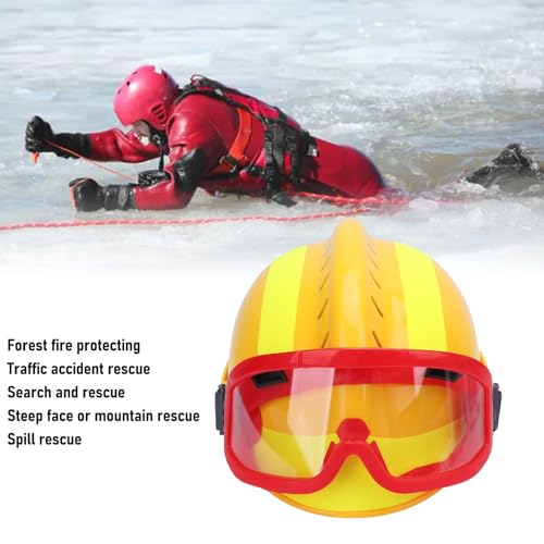 F2 Search Rescue Schutzhelm für Verkehrsunfälle, Waldbrandbekämpfung mit Licht, Verstellbares Schnallendesign, 360 Grad Reflektierend, für Baustellen, Bergleute, Schiffe,