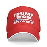 Trump Won hat Get Over It 2024 Election We Took America Back Cap Snapback Hat