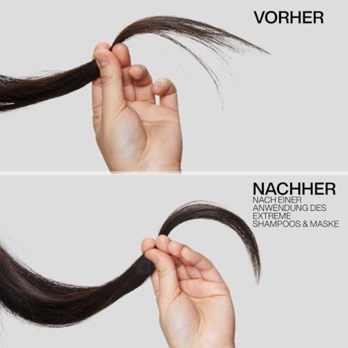 3. Bild von Redken Intensiv-Haarmaske für alle Arten von Haarschäden, Repariert und regeneriert, Anti Haarbruch, Extreme Strength Builder Plus Mask, 1 x 250 ml