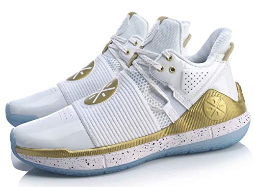 LI-NING Wade Shadow On Court tênis de basquete masculino acolchoado forro usável nuvem esportivo tên