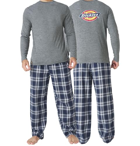 Dickies Mens Pajamas Set Pajamas for Men Lounge Pants Flannel Sleep Pants