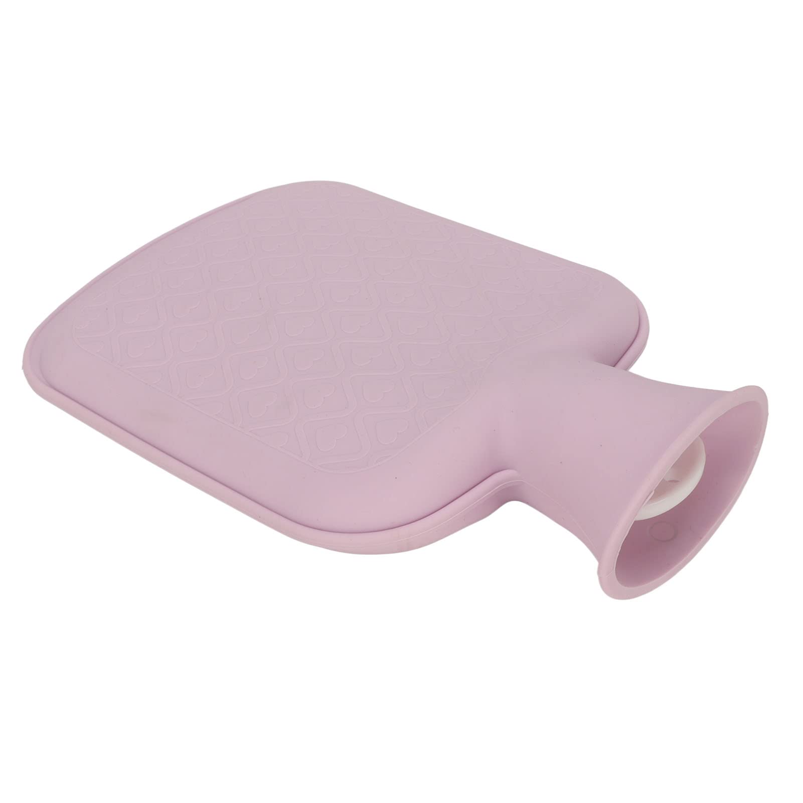 Hot Water Bottle, Microwave Oven High Temperature Resistant 800ml children's Winter Explosion-proof Thick Silicone Hot Water Bottle (Purple)