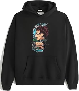 Japanese Anime demon sler nezuko tanjiro inosuke Kanao Giyu Tengen hoodie black 48
