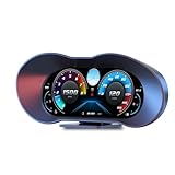 OBD2 Gauge HUD Display Digital Speedometer for Cars, 6.2