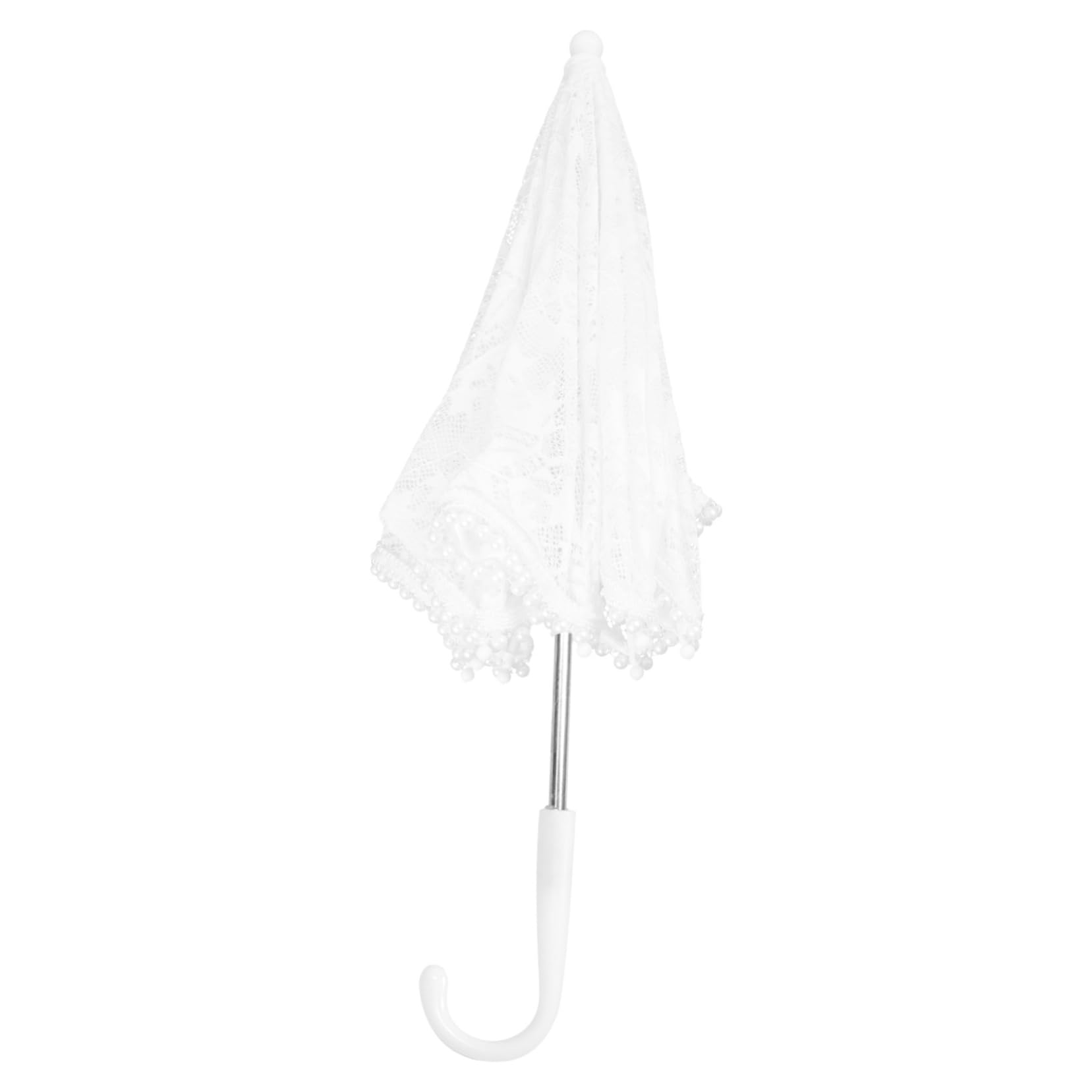 LIFKOME Fashionable Lace Umbrella Wedding Bride Parasol Sturdy and Sturdy for Bridal Party Stage