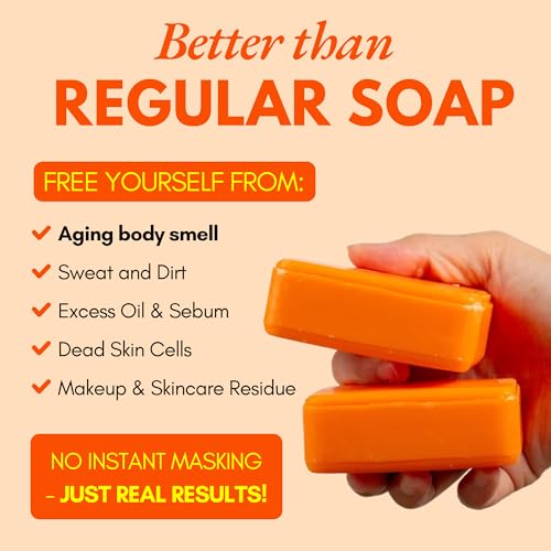 Image of Muun Persimmon Soap Pack 3 Tannin Old People Smell Japanese Deodorant Soap