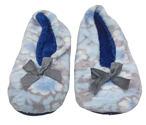 Swasti Winter Warm Indoor Floor Anti-Slip Gripper Slippers, Socks, shoes with Silicon Fashionable for Men & Women and girls pack of 2 (Color-2)