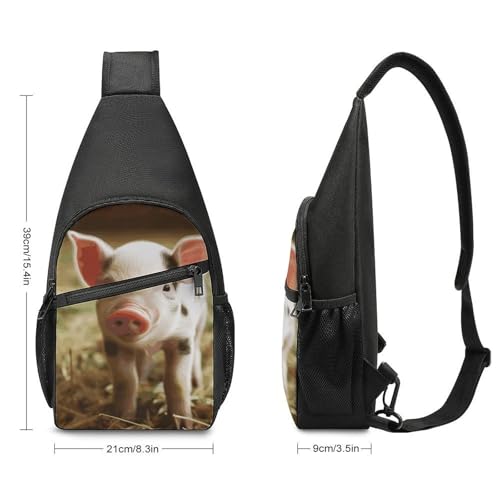 Smiling Sling Bag Casual Mochila Cruzada Unisex miniatura 2