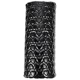 VILLCASE Herzförmiges Maniküre Handkissen aus PU Leder Halbrund Schwarz Handauflagekissen für Nagelkunst und Nagelstudios