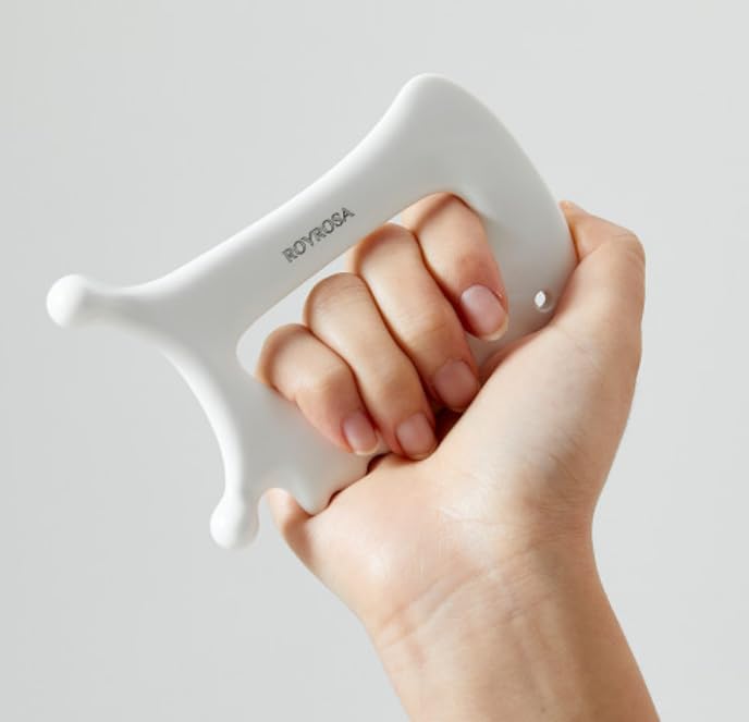 ROYROSA® 로이로사괄사 K-Beauty, 100% Ceramic Guasha, Facial and Body Acupuncture Therapy, Reduce Fine Lines and Wrinkles, Made in South Korea Guasha_Mini - Image 12