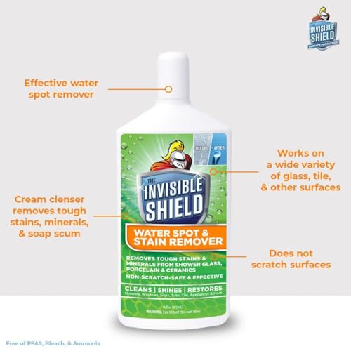 Image of Invisible Shield Protective Glass + Surface Coating (2) & Water Spot and Stain Remover (1) - Restorer 3 Pack - 10 oz