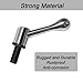BE-TOOL Clamping Lever Handle Aluminum Alloy Adjustable Clamping Lever Handle Quick Release Locking Rotating Bolt Knob for Lathe Machine, Woodworking Machinery, Packaging Machinery(Imperial 1/2)