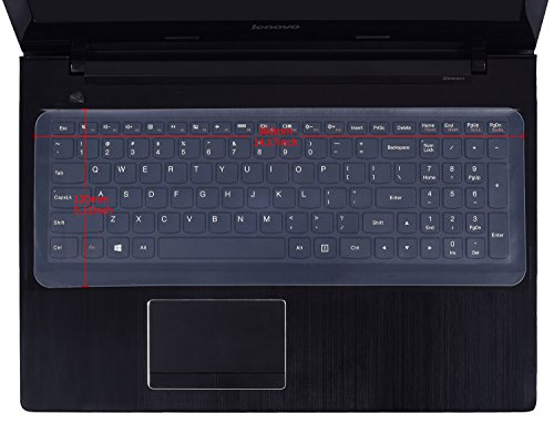 Universal Silicone Keyboard Cover Protector Skin For 15.6"-17.3" Laptop Notebook With Numeric Keypad Keyboard, Ultra Thin Keyboard Cover Waterproof Dustproof, Clear #TOP1