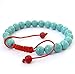 OVALBUY 8mm Hand Crafted Beads Buddhist Wrist Mala Bracelet for Meditation