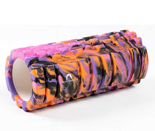 Bodylastics 33cms Foam Roller for Pre & Post Workout Sessions, De...