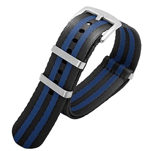Bracelet montre NATO nylon 22mm agate pour montre de sport militaire Seiko Omega
