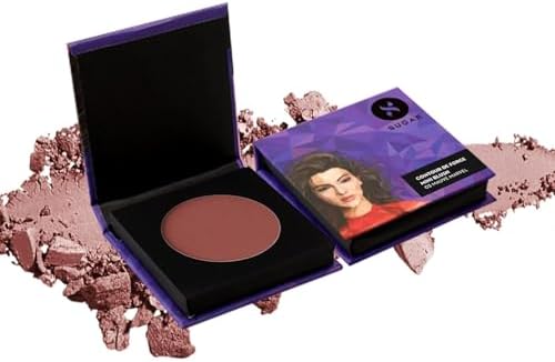 SUGAR Cosmetics Contour De Force Mini Blush for Face | Face Blusher for Face Makeup | Smooth Texture | Matte & Blendable | Paraben & Cruelty Free | 4gm | Mauve Marvel (Plum Blush)