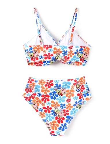 Image of SPONGEBOB SQUAREPANTS Family Matching Swimwear Set, UPF 50+ Quick-Dry Beachwear for Girls,Boys,Women & Men, Multicolor