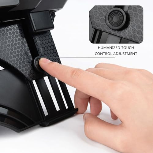 Base refrigerante ajustable para laptop con ventilador silencioso miniatura 4
