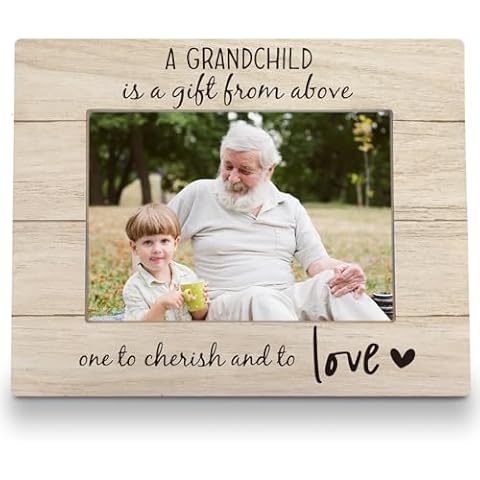 FLDAS Grandchild Picture Frame 8x10, Gifts for Grandparents Picture Frames, Grandkids Photo Frame 5x7, New Grandparents Gifts from Grandkids, Mothers Day Gifts for Grandma, First Time Grandma Gifts 364 Cover