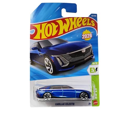 Image of Hot Wheels Cadillac Celestiq HW EV Ages 3 and Up 163 /250 (Blue)