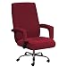 Kisbeibi Coprisedia da ufficio, elasticizzato, per scrivania, con bracciolo, universale, antiscivolo, lavabile in lavatrice (rosso, taglia: XL)