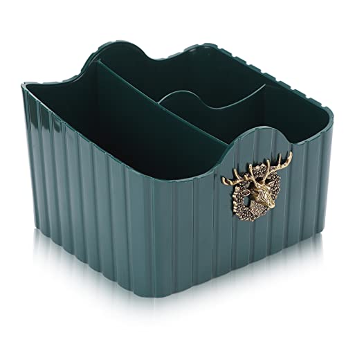 Boîte de rangement maquillage 3 compartiments pour coiffeuse chic - 3
