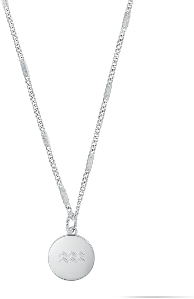 MVMT レディースジュエリー - ファッションアクセントピース - ステンレススチールゾディアックチャーム - アクエリアス, ス