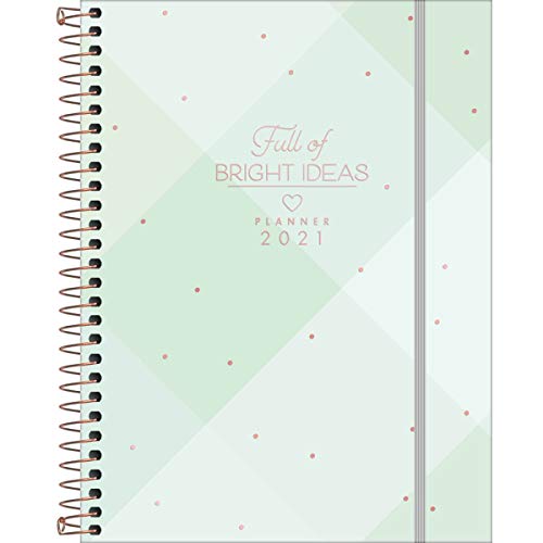 Agenda Espiral Planner Soho M7 2020 Tilibra (Azul Claro 2)