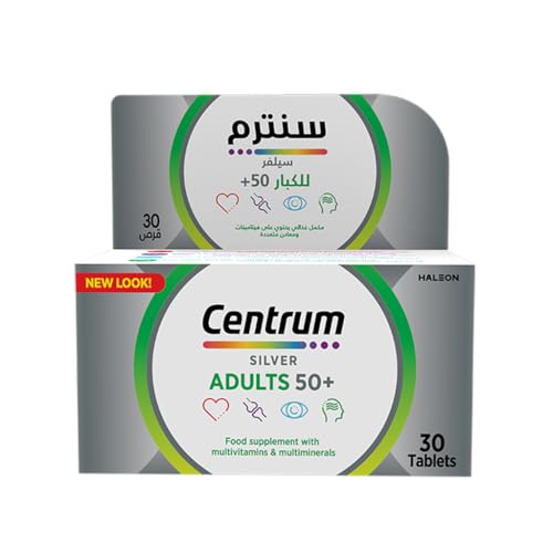 Centrum Food Supplement With Multivitamins & Multiminerals 50+ Silver 30 Tabs