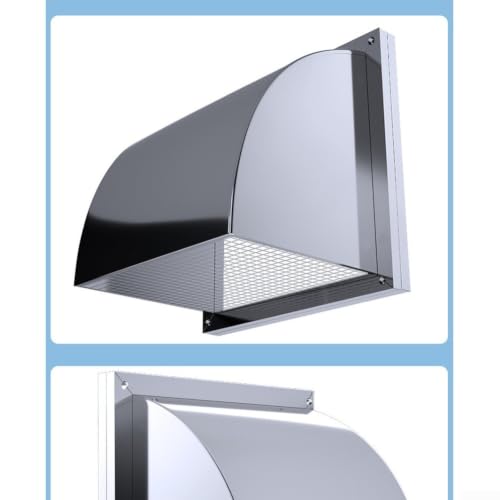 Couvercle de capot carré pour ventilateur d'extraction de 20,3 cm - 6