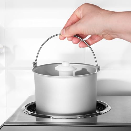 GASTROBACK #42900 Design Eismaschine Advanced Control mit Kompressor, 2 in 1 Eismaschine & Joghurtbereiter 1,5 Liter Volumen, XL-Touch-Panel, Silber