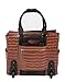 JKM & Company Rolling Laptop Bag for Women | Designer Wheeled Briefcase | Fits 13-17