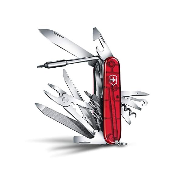 Victorinox Taschenmesser Cyber Tool L (39 Funktionen, Metallfeile, Bit-Schlüssel, Kugelschreiber, Zange) rot – Bild 5