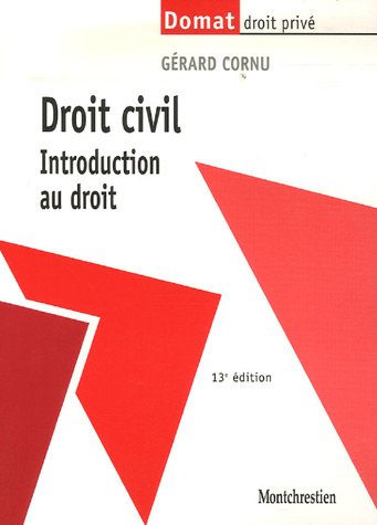 Télécharger Droit civil : Introduction au droit PDF