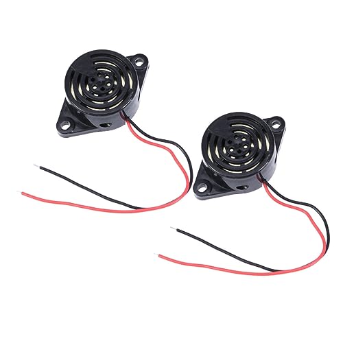 OFFSCH 2 Pcs -24v 90db Electronic Alarms Security Sound Horn High Volume Electric