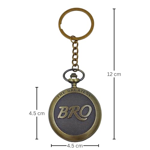 Image of Antique Bronze Pocket Premium Vintage Theme Metallic Home Key Chain & Key Rings | Best Gift for Men, Woman, Boys & Girls on their Special Occassions