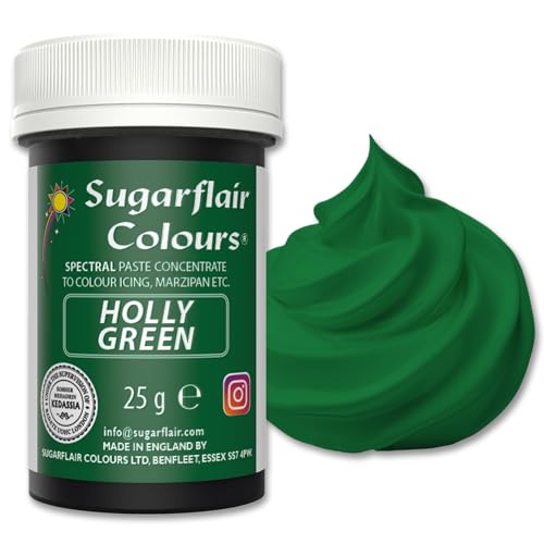 Sugarflair Paste Colour Spectral Holly Green 25 g
