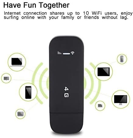 Miniatura 5 de Globi Mobility 4G LTE USB Hotspot portátil - Enrutador inteligente, 150 Mbps, enrutador de viaje, soporte LTE FDD B1B3
